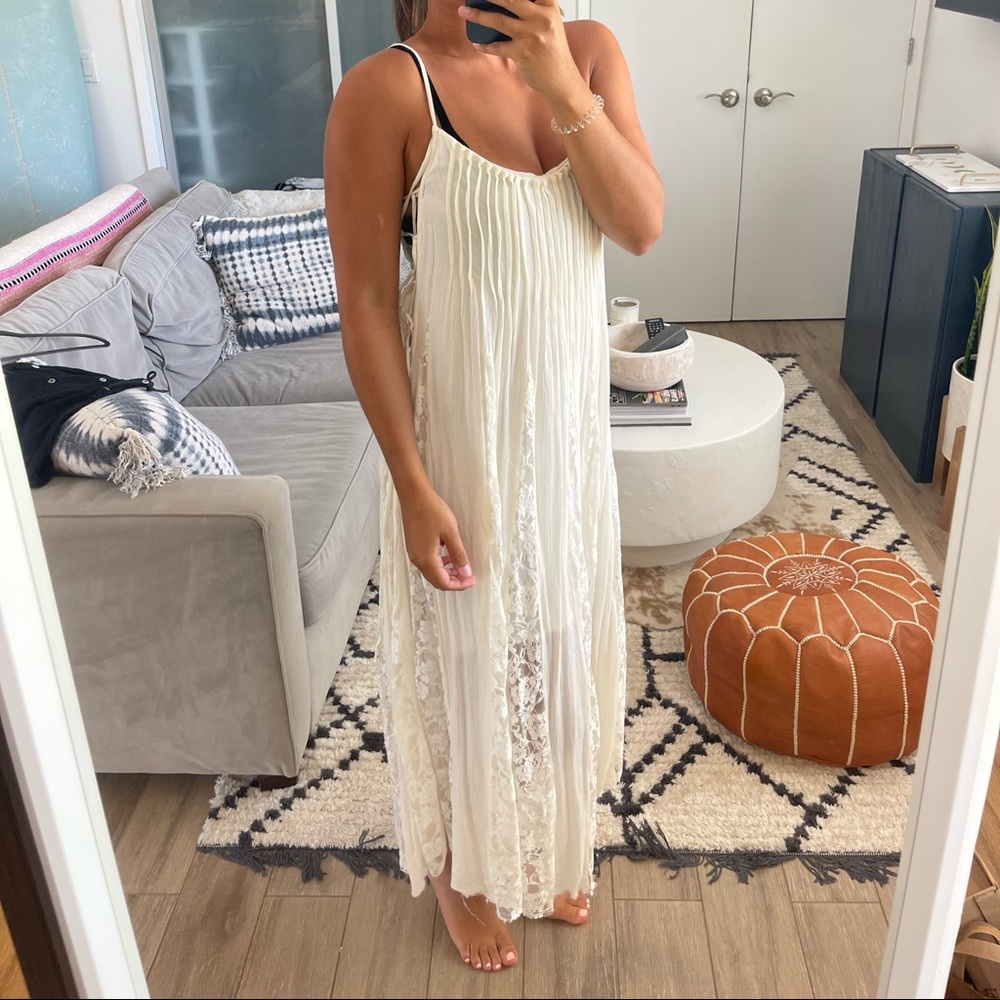 Free people white lace dress